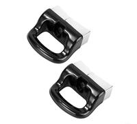 2pcs Metal Side Holder Handgrip for Cooker Pot Ear Replacement Anti Scalding Bakelite Handle for Soup Cooker with Fixing Kit