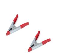 2PCS Metal Spring Clamps with Soft Plastic Tips for Woodworking, 2/4/6 Inch Heavy Duty Grip Clips for DIY, Crafting and Workshop Use