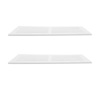 2pcs Metal Ventilation Grille Steel Return Air Filter Grill 16x8 White