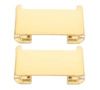 2pcs Metal Watch Band Connector Buckle for Smartwatch Bands Golden | Tailored Fit for Smartwatch Lugs, Sleek Metal Finish, Active Workouts and Formal Occasions