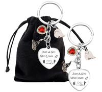 2PCS Metal Wizardry Keyrings Set, Elegant Keyring with Detailed Owl Design, Stylish Owl Keyring for Bags and Keys, Decorative Keyrings for Women with Fantasy Style Charm and Daily Use Lightweight