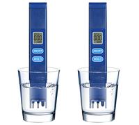 2pcs Meter Digital Water Tester High Precision, LED Display, Portable Waters Quality Testing Kit, For Drinking Water, Outdoor Use, Waters Purity Analysis