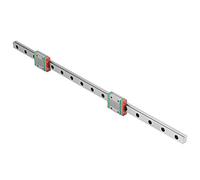 2pcs MGN12B Miniature Linear Rail Slide Block and 1pc 400mm MGN12 Miniature Linear Rail Guide Rail 12mm Width Set
