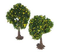 2pcs Micro Landscape Model Trees for Train Scenery Architecture
