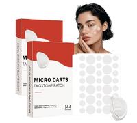 2PCS Microdart Pimple Patch - Micro needle Patches - Micro Darts Tag Gone Patch for Skincare - Skin Tag Removal Patches for All Skin Types - Acne Pimple Patches with Invisible & Ultra-Thin Design