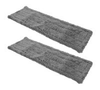 2pcs Microfiber Flat Mop Pad Refills for Hardwood and Marble Floors