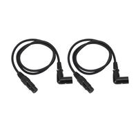 2PCS Microphone Cable Adapter, Lightweight 3 Pin XLR Male to Female Mic Extension Cable for Speaker Mixer Amplifier (1M