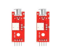 2pcs Microphone Sound Detection Module with Adjustable Potentiometer for Various Music Environment Power Indicator