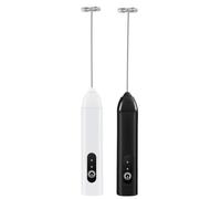 2pcs Milk Frother Handheld, Electric Milk Foam Maker, USB Rechargeable Hand Drink Mixer for Coffee Latte Chocolate Cafe Home Kitchen Dining Room