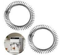 2Pcs Milk Frother Whisk Replacement Parts for Nespresso Aeroccino 3/4/Plus/Citiz,Stain/Less Ste/el & Plastic Whisk Coils,Coffee Machine Accessories,Spare W/hisk Set with Storage Case,Useful Tool