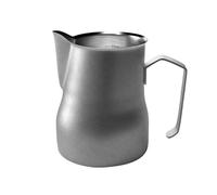2pcs Milk Frothing Pitcher Jug 350/500ML Stainless Steel Coffee Milk Frothing Jug for Espresso Latte Art Barista Steam Milk Jug(Silver 500ml)