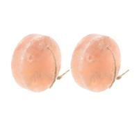 2pcs Mineral Salt Block Chewing for PET Rat and Small Animals | Not Easy to Break, Licking Use, Safety Food Grade, Pink Mineral Block, for Rat and Other Small Pets