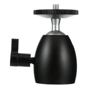 2pcs Mini Ball Head Camera Mount Stand with 1/4 Inch Screw Adapter | Aluminum Alloy, 360 Degree Swivel and 90 Degree Tilt, Hot Shoe Adapter for Vlogging and Wide-angle Shots
