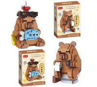 2PCS Mini Building Blocks Set, Cartoon Building Blocks Capybara, DIY Cute Animals Building Bricks Toy, Creativity Toy Bricks for Parent-Child Interactive Toys