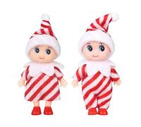 2PCS Mini Elf Dolls, Tiny Elf Accessories - Baby Twins Christmas Tradition Novelty Toys, Xmas & New Year Gifts