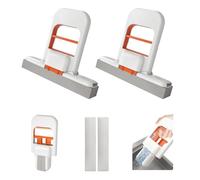 2PCS Mini Foldable Desktop Mop - Self-Squeezing, Mini Mop for Small Spaces, Wet & Dry Use, for Kitchens, Bathrooms, Cars, Tiles, Glass