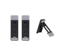 2Pcs Mini Keyboard Riser,Three Tilt Angle Adjustable & Folding Invisible Laptop Riser,Zinc Alloy Anti-Slip Lightweight Laptop Stand,Portable Small Keyboard Stand,Laptops Feet for Most Keyboards(Black)