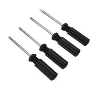2pcs Mini Screwdrivers 4mm Slotted and Cross for Small Repairs, DIY and Household Maintenance (4PCS)