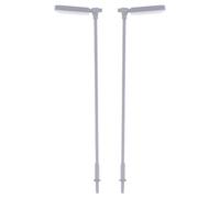 2pcs Mini Street Lamp Model for DIY Mini House, 1: 150 Scale 3v