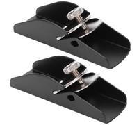 2pcs Mini Wood Planer, Mini Hand Planer for Woodworking Portable Trimming Plane for Woodworking DIY Carpentry Modeling Sculpture Projects Aluminum Alloy Body Hardened Steel Blade