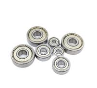 2PCS Miniature bearing MR62ZZ R-620ZZ 2 * 6 * 2.5,MR95ZZ L6950ZZ 5 * 9 * 3,MR93ZZ R-930ZZ 3 * 9 * 4,MR85ZZ 675ZZ B675ZZ 5 * 8 * 2.5 mm(R-930ZZ)