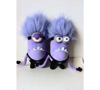 (2pcs) Minions Collection Despicable Me Purple Plush Toy Doll-e