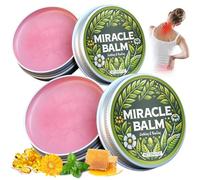 2Pcs Miracle Balm - Soothing Joint Balm with Natural Ingredients, Miracle Herbal Cream for Legs and Feet, Soothing Joint Cream to Relieve Discomfort, Non-Sticky & Fast-Absorbing (30g)