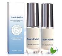2Pcs Miraloud Tooth Polish,Tooth Whitening Paint, Gentle & Safe Formula,Simple & Portable White Paint for Teeth, Easy to Use, Regain Confident Smile