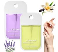 2PCS Mist Hydrating Hand Sanit-izer Spray,Hand Sanit-iser Travel,Cleanses Your Hands,Hand Sanit-iser Mini Spray,Portable Travel Size,Multi-Flavor,Travel Hand Wash for Women and Men(Vanilla+Lavender)