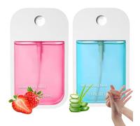 2PCS Mist Hydrating Hand Sanitize/r Spray for Adults,Hand Sani/tiser Spray,Ha/nd S/anitiser Mini,Spra/y Han/d Saniti/ser,Travel H/and Saniti/ser Spra/y(Strawberries and aloe vera)