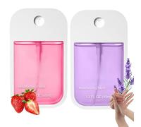 2PCS Mist Hydrating Hand Sanitize/r Spray for Adults,Hand Sani/tiser spray,Ha/nd S/anitiser Mini,spra/y han/d saniti/ser,Travel H/and Saniti/ser Spra/y(Strawberries and lavender)