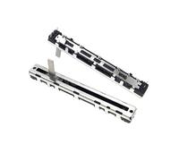 2PCS Mixer Fader MG16CX Slide Potentiometer 75MM A10K A20K B10K A103X2 A203X2 B103X2 Handle Length 15MM(B10K Dual Channel)