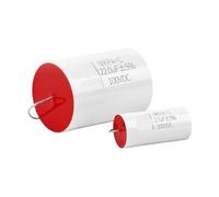 2Pcs MKP Capacitor 250V 0.22UF-68UF Non-Polarity Audio Frequency Divider Metallized Polypropylene Film Fever Capacitor MKPA-C(250V15UF)