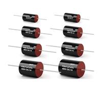 2Pcs MKP Series Audiophile Frequency-Divided Audio Capacitor Divider 400V 0.1uF-47uF Speaker Audio(6.8UF 400V)