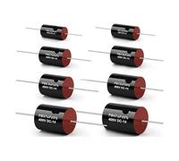 2Pcs MKP Series Audiophile Frequency-Divided Audio Capacitor Divider 400V 0.1uF-47uF Speaker Audio(6.8UF 400V)