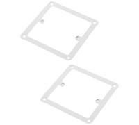 2pcs MM Stainless Steel Wall Adapter Plate for Switch Faceplates | Single Gang M4 Threaded Hole, Retrofit-friendly Support for Smart Modules, Old House Renovations