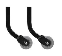 2pcs Mobility Scooter Rear Caster Wheels, Universal Anti - Slip Caster for Electric Wheelchair, ABS and Metal Construction, 6.5cm Diameter, Fits 22mm Round or 25mm Square Tube
