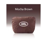 (2PCS mocha brown) Top Quality Car Headrest Neck Support Seat Soft Neck Pillow for Land Rover