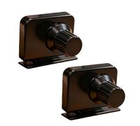 2pcs Modern Zincs Alloys Glass Door Easy Installation for Display Cabinets Enhancing Security and Aesthetic Appeal in Various Spaces Glass Security