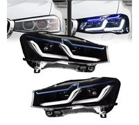 2PCS Modified Headlights For BMW X3 F25 2011-2017 Headlight Upgraded Amber Turn Signal Car Accessories High Brightness(2014-2017 year)