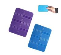 2pcs Moistureproof Foldable Outdoor Seat Cushion,FoldingFoam Sit Mat Thermally Insulated Folding Seat Pad Moisture-Proof Folding SeatMat for Outdoor Hiking Walking Camping Picnic Park(2 Colors)