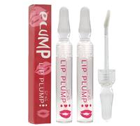 2PCS Moisturizing Plumping Lip Gloss Set,Long-Lasting Lip Stain,Hydrating Lip Boosting Serum with Lip Liner,Red & Pink Lipstick Tint for All People,Improve Dullness for Effective Lip Care,Beautiful