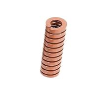 2PCS Mold Spring Spiral Stamping Compression Die Spring Yellow/Blue/Red/Green/Brown OD 35mm ID 17.5mm Length 30-65mm(35x17.5x60mm,Brown)