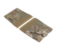 2Pcs MOLLE Side Plate Panels R-Style Chest Rig Side Mag Pouch With D3CR MK3 MK4 Hunting Vests Airsoft Tactical Gear for Team Activities(Mc)