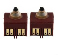2pcs Momentary DPST NO Push Button Switches with Control for GWS6-100 GWS7-100 GWS8-100 Angle Grinder FA2-5/2W
