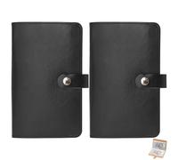 2PCS Money Saving Wallet, 100 Envelopes Money Saving Challenge, Envelope Challenge Binder, Savings Book and Money Organiser, Ideal for Financial Management & Gifting, Offices, Home