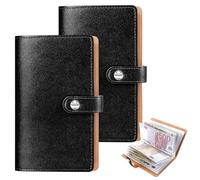 2pcs Money Savings Challenge Wallet Book, 100 Envelopes Saving Challenge