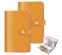 2pcs Money Savings Challenge Wallet Book, 100 Envelopes Saving Challenge