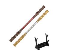 2pcs Monkey King Staff, Golden Cudgel Game Room Decor, Home Statue Crafts, Halloween and Christmas Collecting and Gifts(Small)