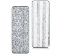 2pcs Mop Replacement Pads for Joymoop, Microfiber Mop Pads Washable Microfiber for Joy Mop, Reusable Mop Pads for Universal 13”Inch Floor Mops, Flat Mop Spray Mop Head Replacement, Mopping Accessories